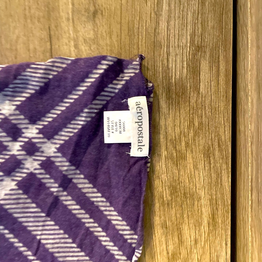 Areopostale purple scarf